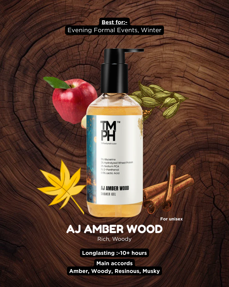 AJ AMBER WOOD| Shower gel - Image 3