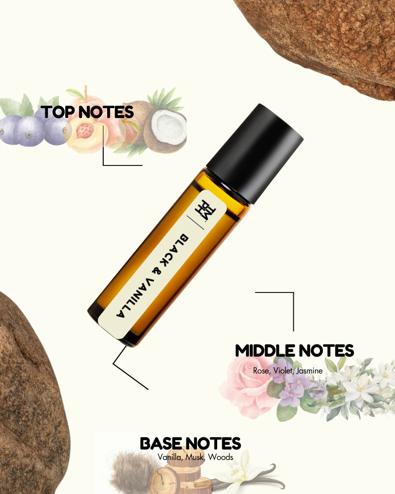 Black & Vanilla AT | Luxury Niche Attar – 10+ Hour Long Lasting Pure Oil - Inspired by Blck Vnill by Mncr* - Image 4