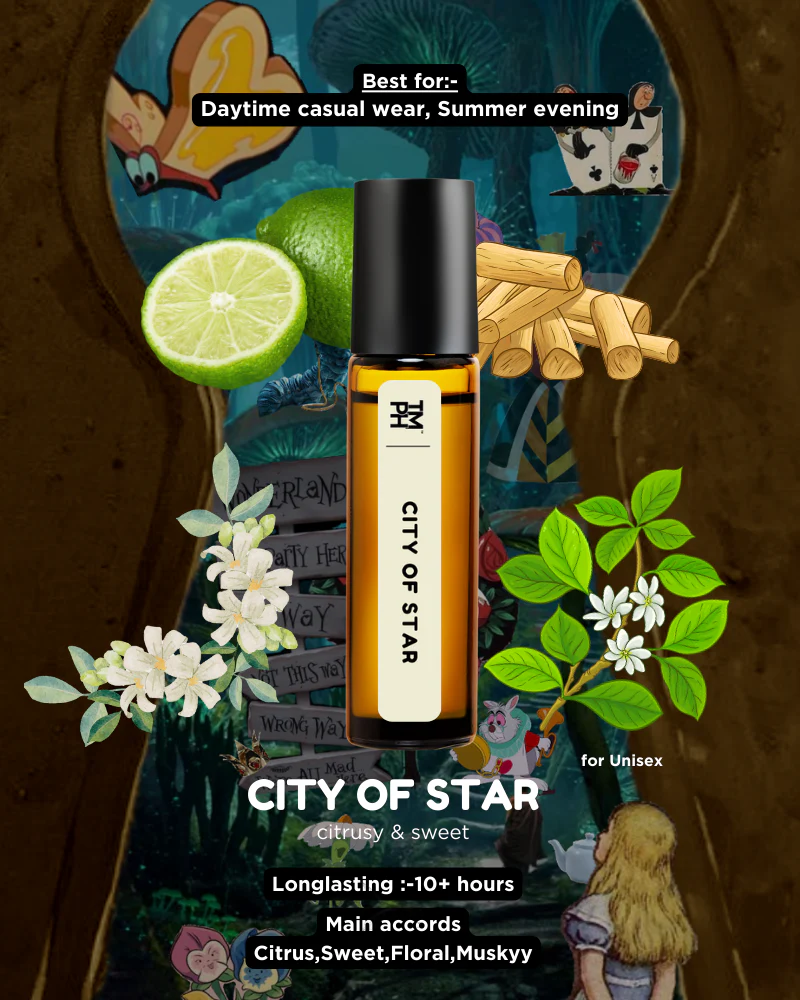 CITY OF STAR AT | Luxury Designer Attar – 10+ Hour Long Lasting Pure Oil - Inspired by Ciy of Strs by Lus Vu*tton - Image 3