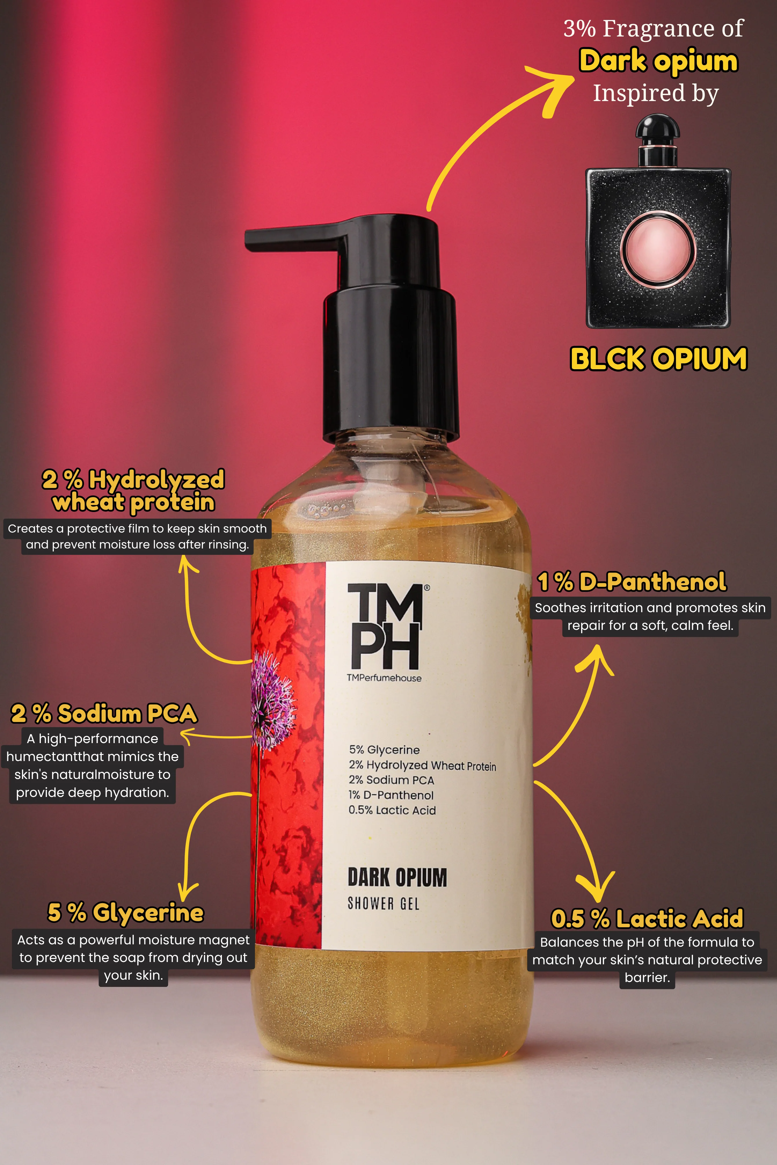 Dark Opium | Shower Gel - Image 3