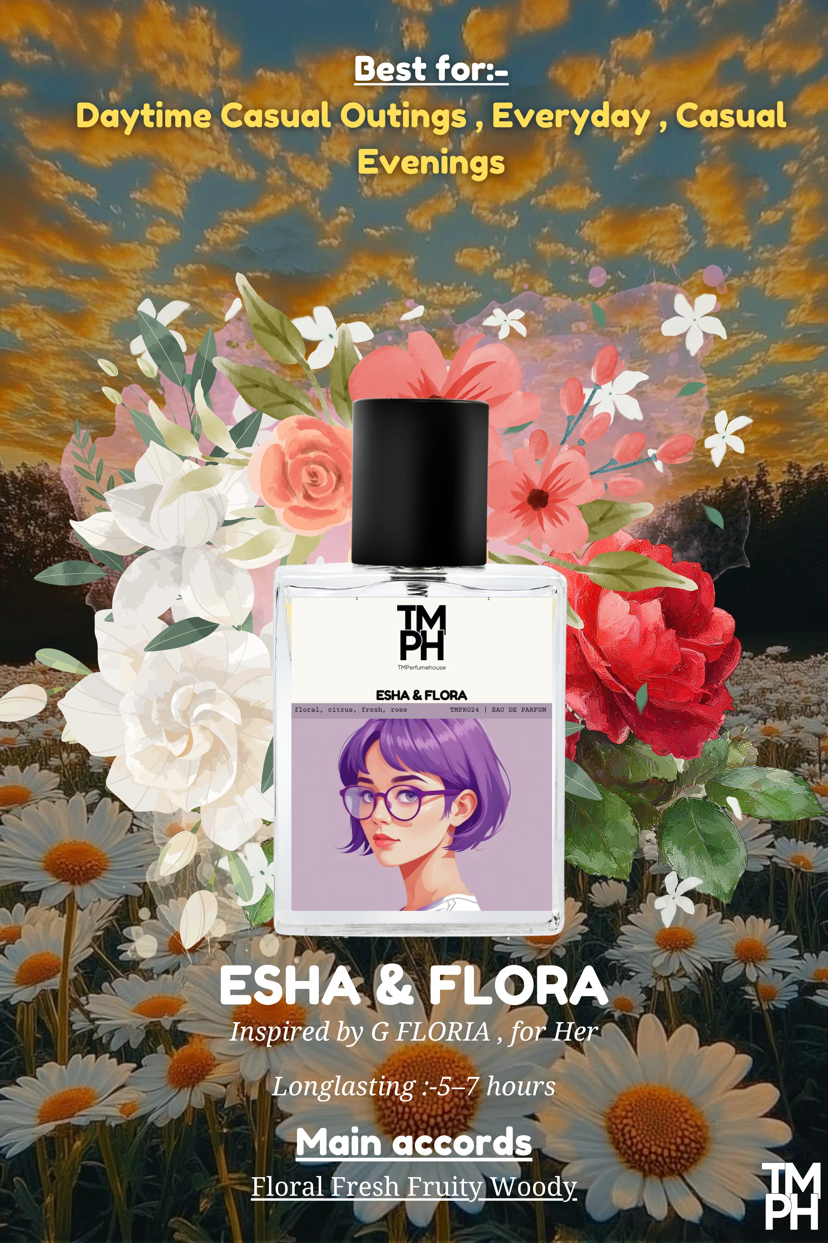 Esha & Flora - DG Inspired perfume | TMPerfumehouse - Image 3