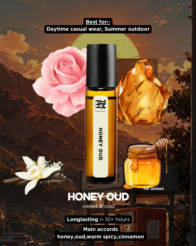 Honey Oud AT | Luxury Niche Attar – 10+ Hour Long Lasting Pure Oil - Inspired by Hney Aud by Mntl - Image 3