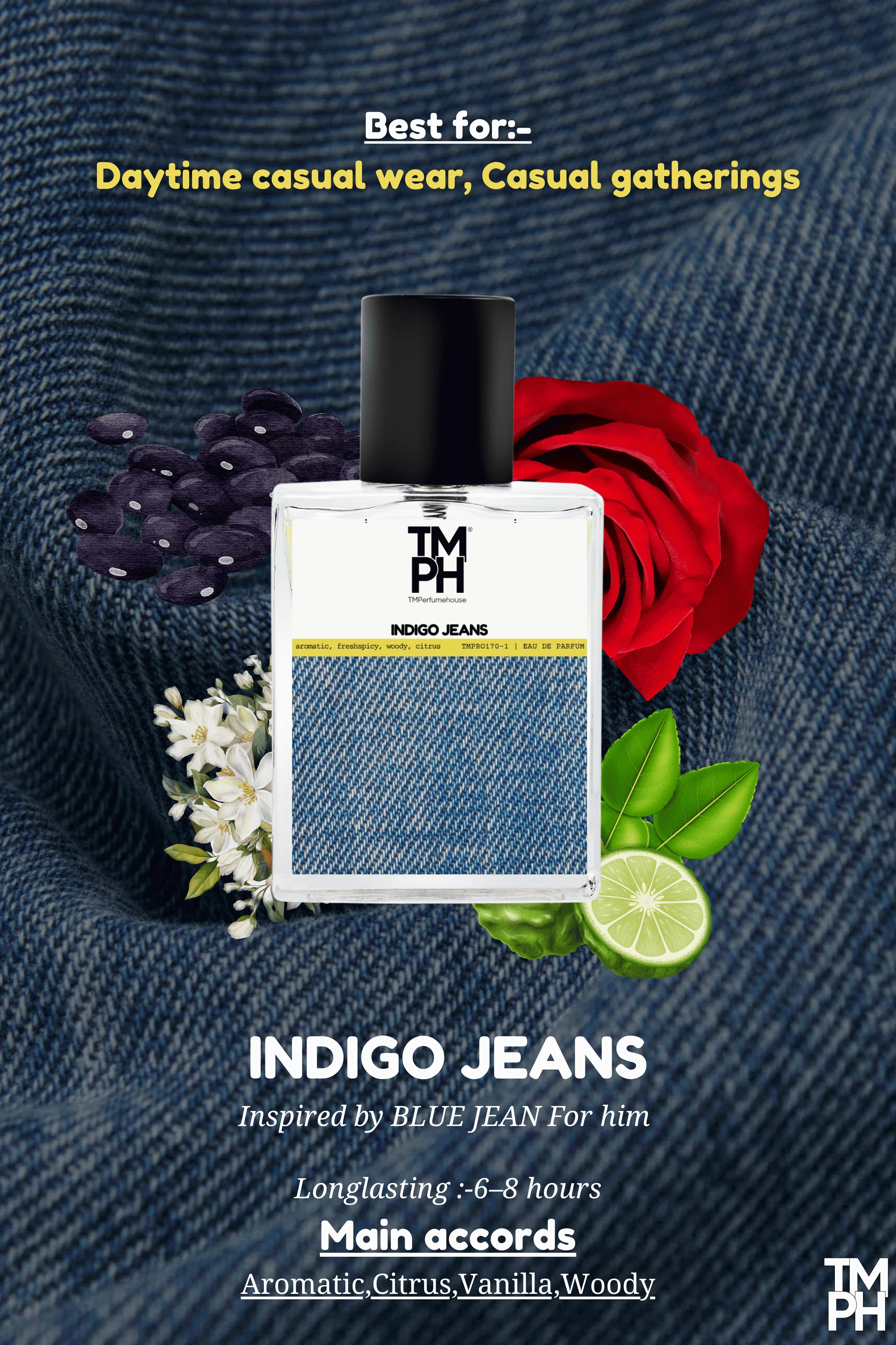 Indigo Jeans - DG Inspired perfume | TMPerfumehouse - Image 3