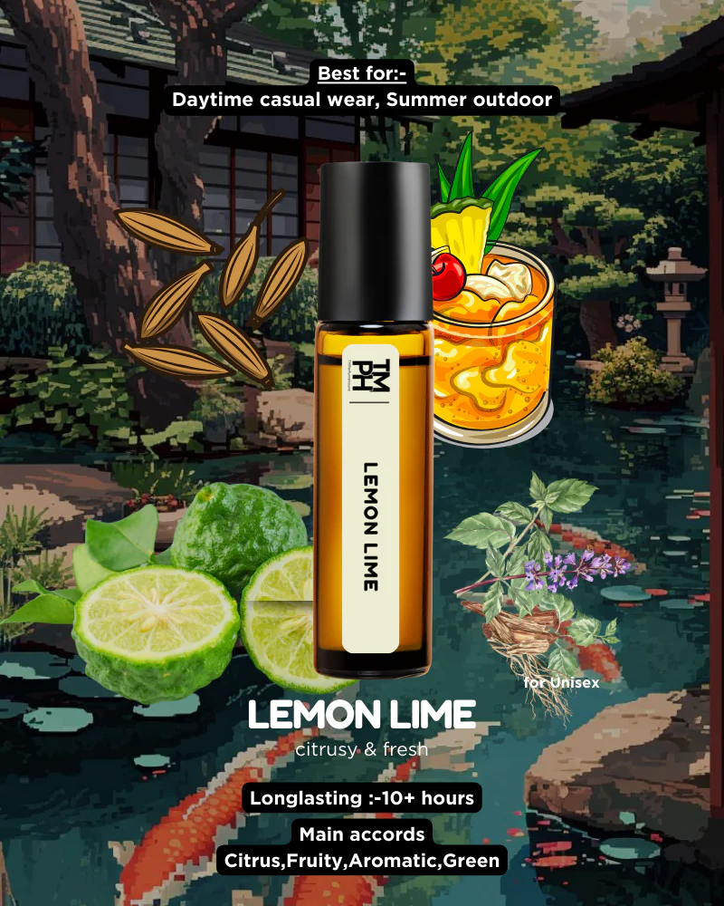 Lemon Lime AT | Luxury Niche Attar – 10+ Hour Long Lasting Pure Oil - Inspired by Lmn Lme by Mncr - Image 3
