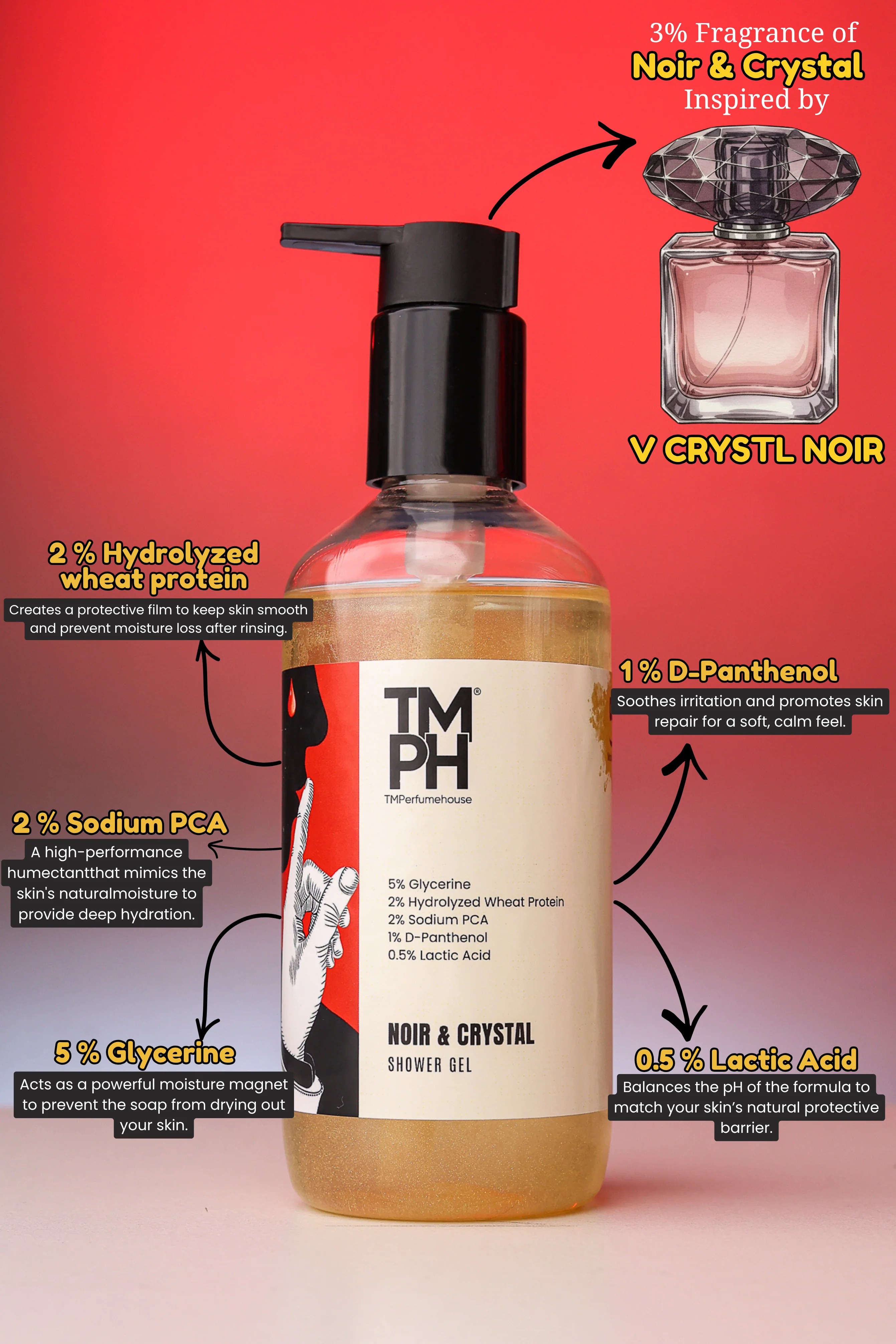 NOIR & CRYSTAL | Shower gel - Image 3