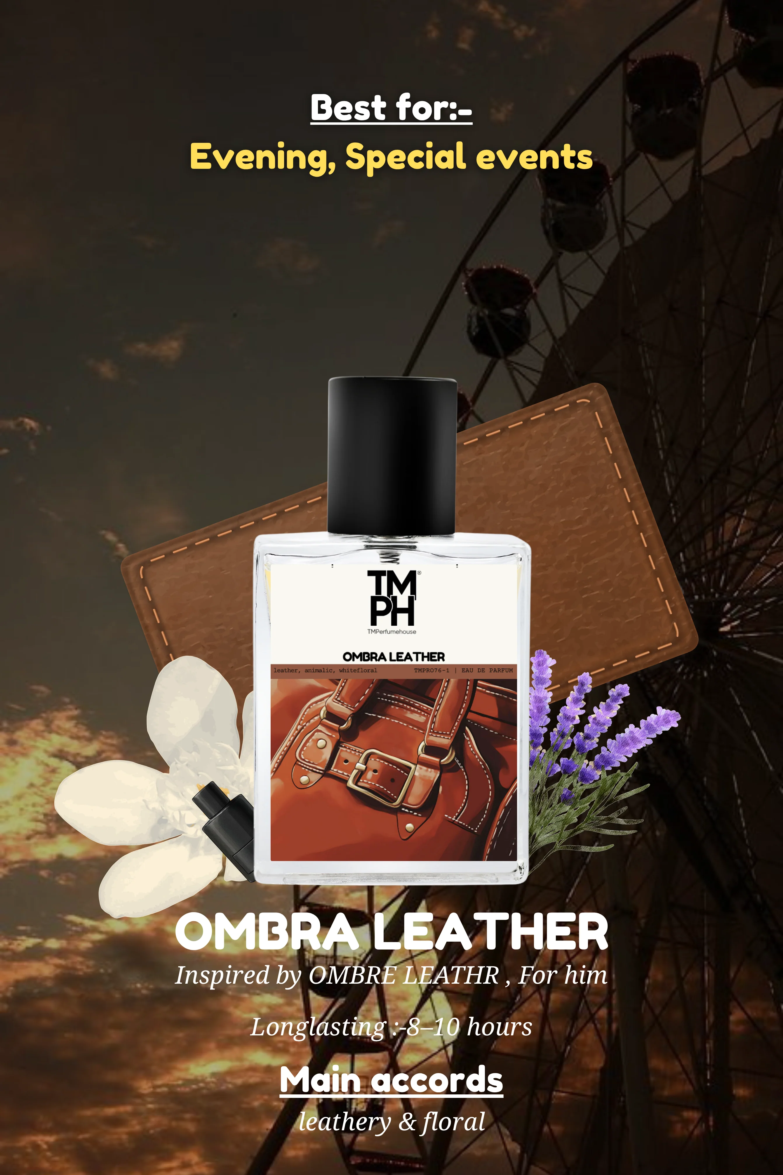 Ombra Leather - WH Inspired perfume | TMPerfumehouse - Image 3