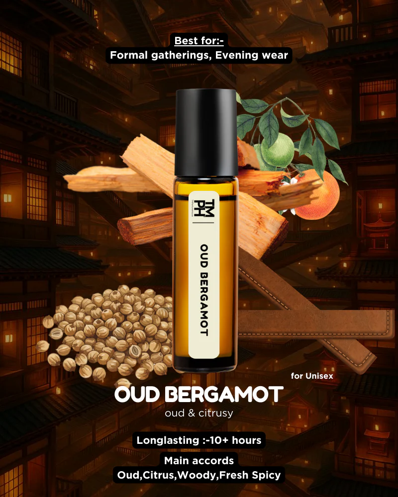 Oud Bergamot AT | Luxury Niche Attar – 10+ Hour Long Lasting Pure Oil - Inspired by Od & Brgmt by J Mlne - Image 3
