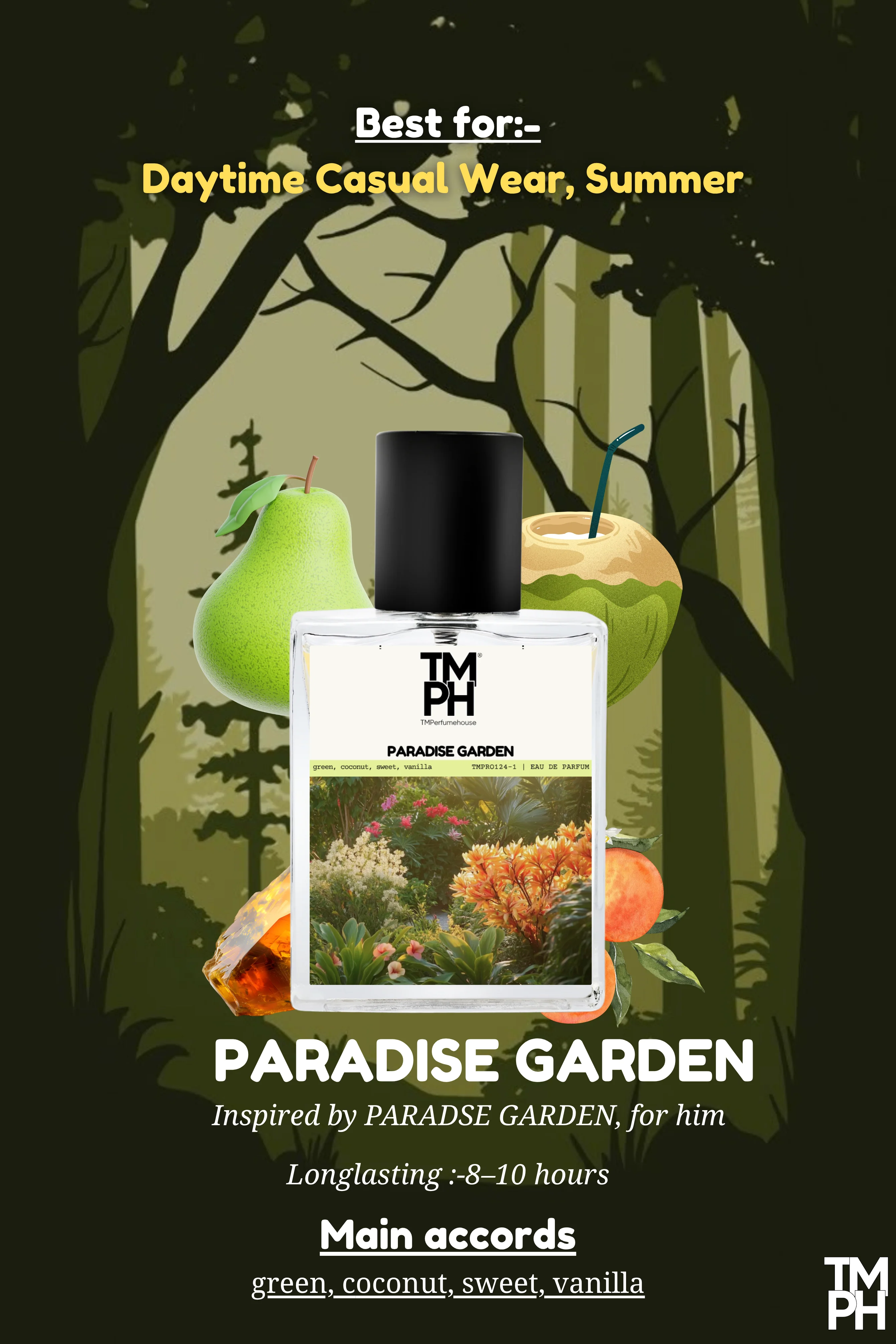 Paradise Garden – WH Inspired Perfume | TMPerfumehouse - Image 3