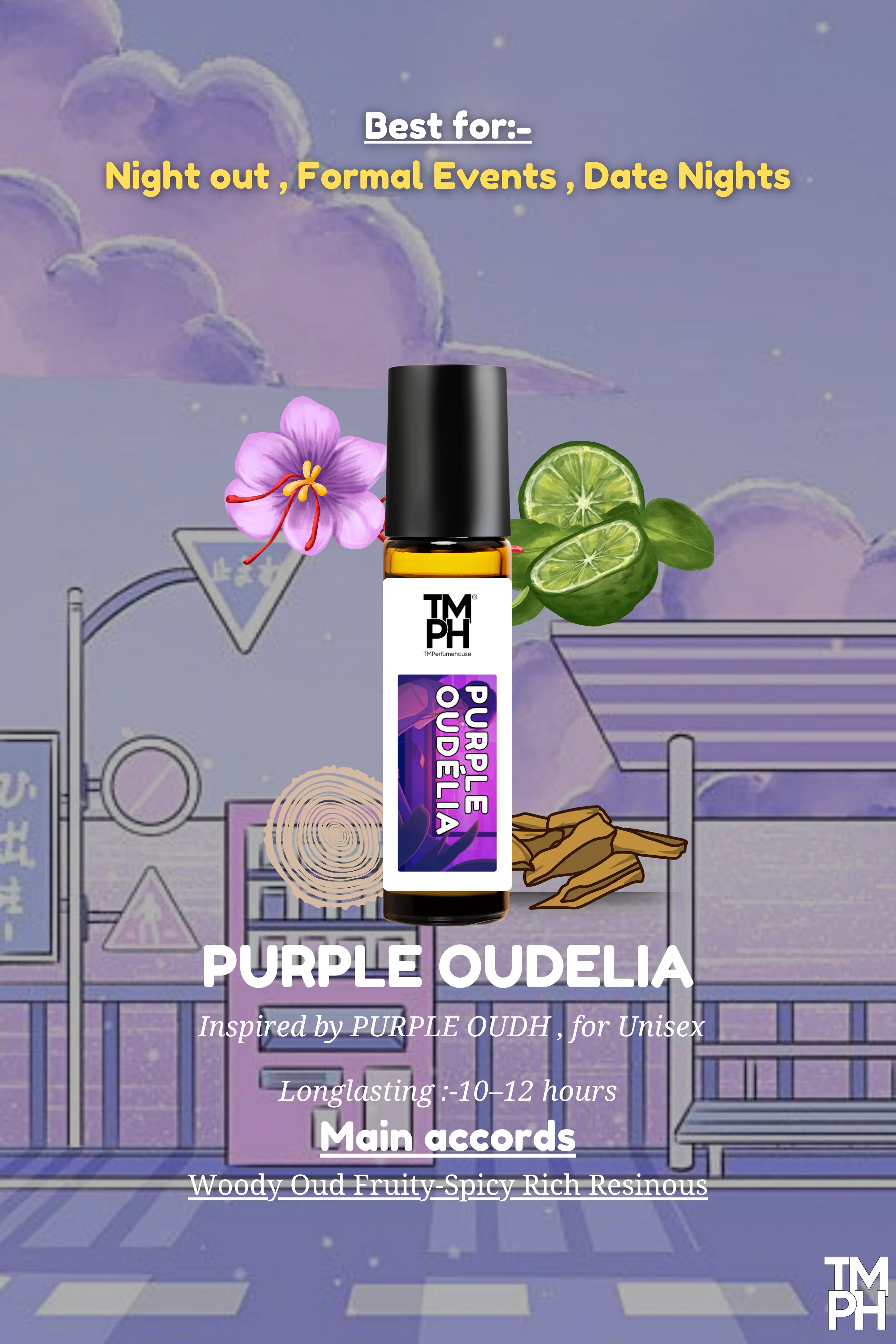 Purple Oudelia - Inspired Attar | TMPerfumehouse - Image 3
