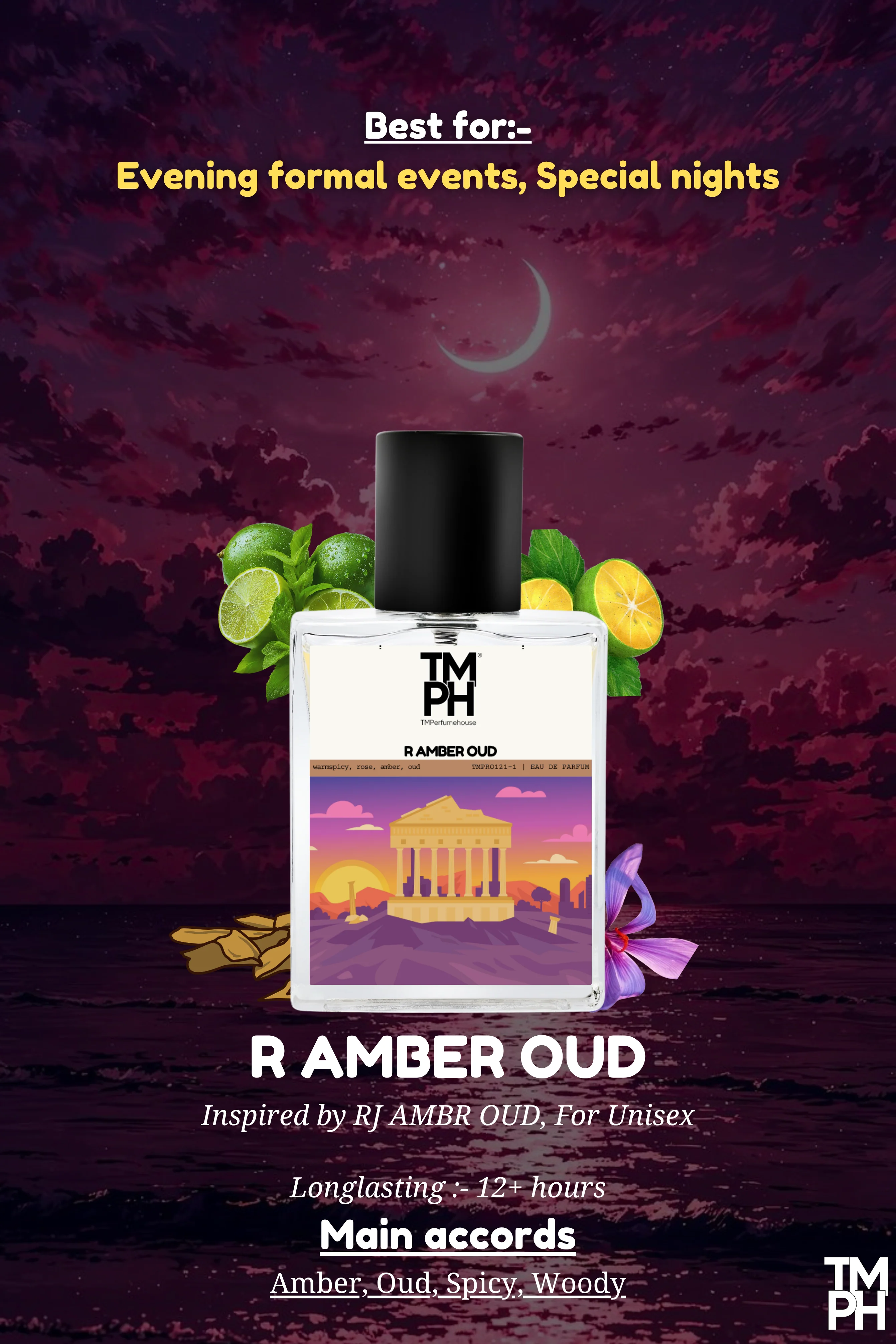 R Amber Oud - Inspired perfume | TMPerfumehouse - Image 3