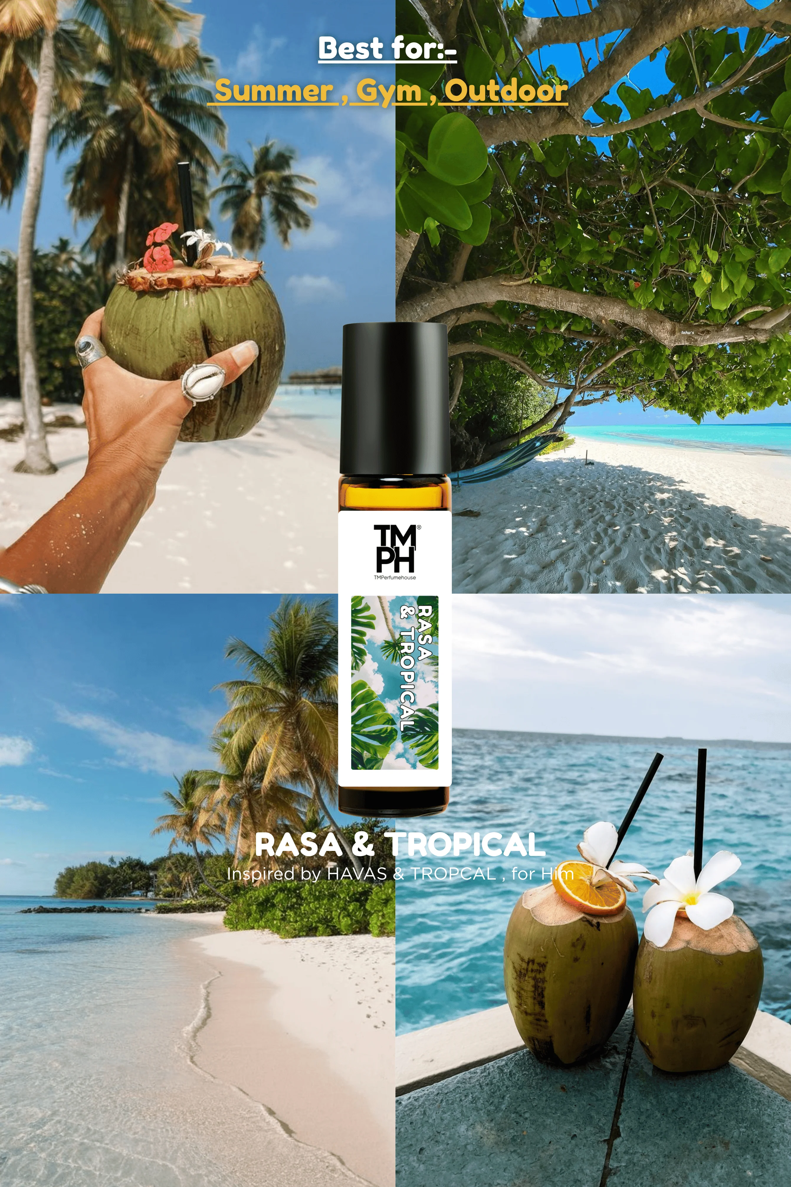 Rasa & Tropical - Inspired Attar | TMPerfumehouse - Image 2