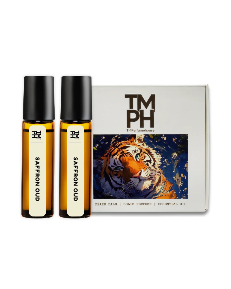 Saffron Oud AT | Luxury Niche Attar – 10+ Hour Long Lasting Pure Oil - Inspired by Oud for Greatness by Intiio* - Image 2
