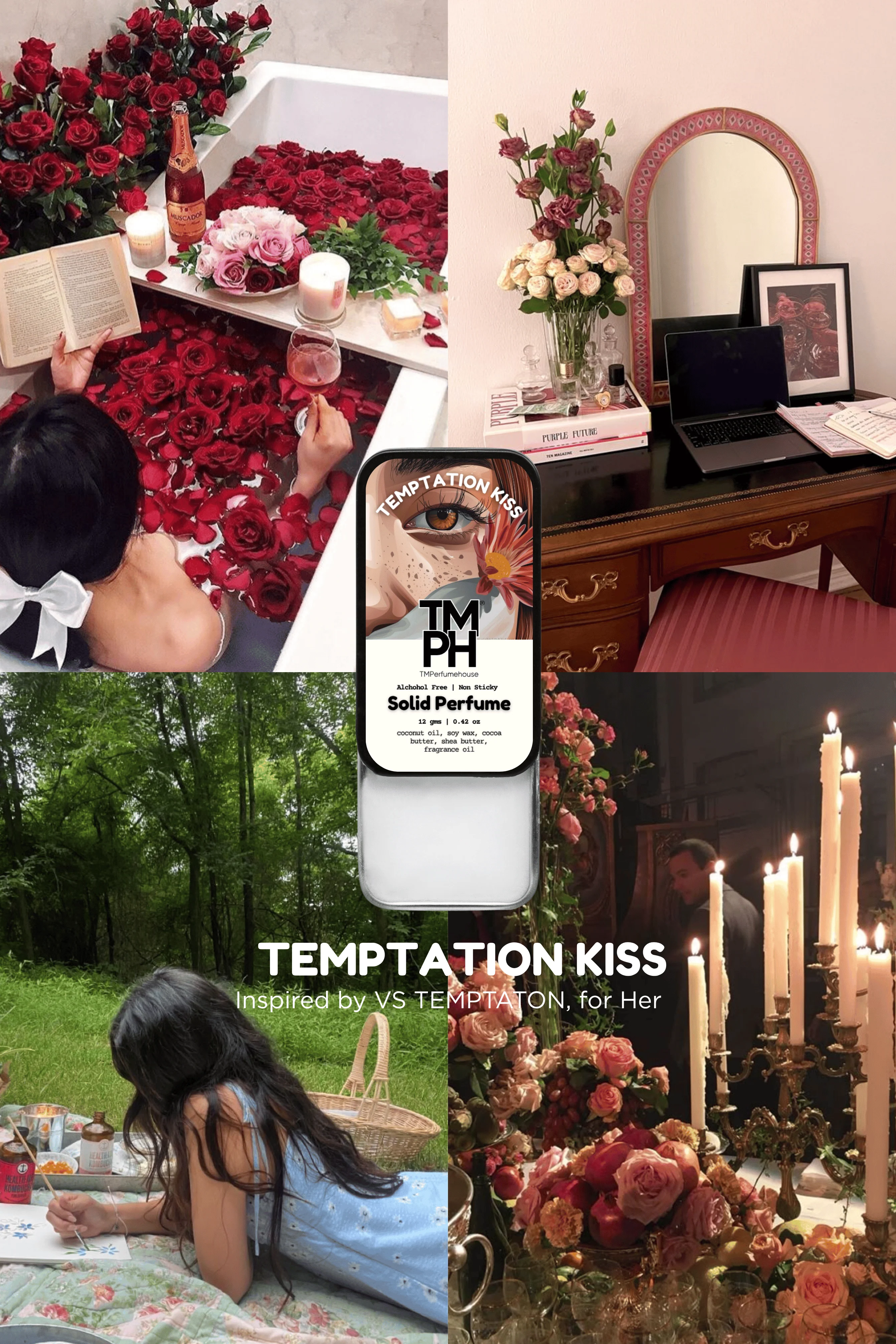 Temptation Kiss - Solid Perfume | TMPerfumehouse - Image 2