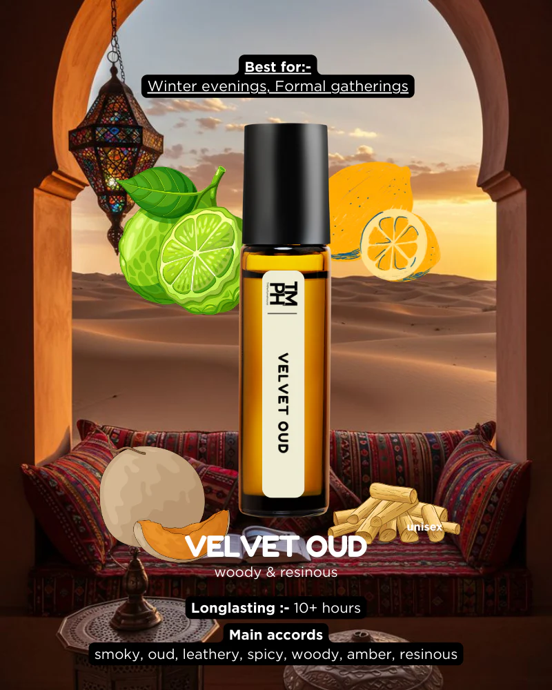 Velvet Oud AT | Luxury Niche Attar – 10+ Hour Long Lasting Pure Oil - Inspired by Velvet Oud by Doc & Gabna* - Image 4