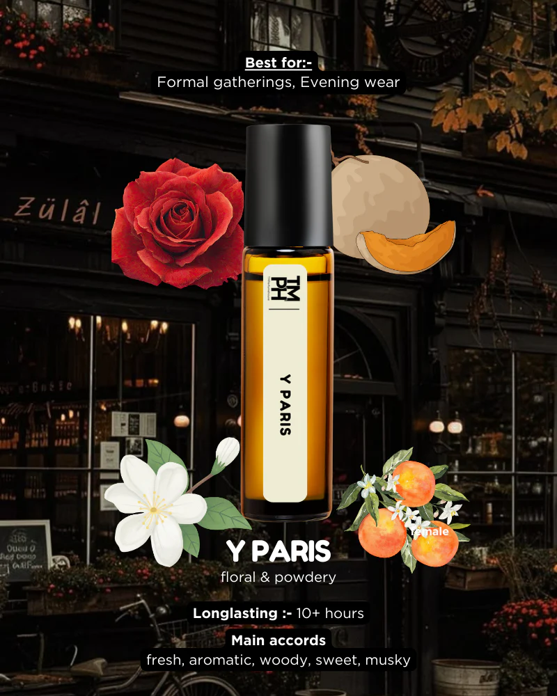 Y Paris AT | Luxury Niche Attar – 10+ Hour Long Lasting Pure Oil - Inspired by Y by Yvs Sin Larnt** - Image 3